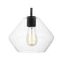 Generation Lighting Jett 10" Wide Mini Pendant Midnight Black