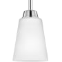 Generation Lighting Kerrville 4" Wide Mini Pendant Chrome