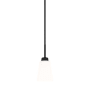Generation Lighting Kerrville 4" Wide Mini Pendant Midnight Black