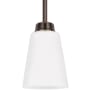 Generation Lighting Kerrville 4" Wide Mini Pendant Bronze
