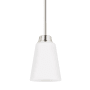 Generation Lighting Kerrville 6" Wide LED Mini Pendant Brushed Nickel