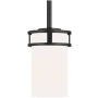 Generation Lighting Robie 4" Wide LED Mini Pendant Midnight Black