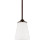 Generation Lighting Hanford 5" Wide LED Mini Pendant Bronze