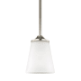 Generation Lighting Hanford 5" Wide LED Mini Pendant Brushed Nickel