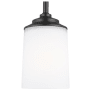 Generation Lighting Kemal 4" Wide LED Mini Pendant Midnight Black