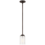 Generation Lighting Elmwood Park 4" Wide LED Mini Pendant Bronze