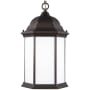 Generation Lighting Sevier 9" Wide LED Outdoor Mini Pendant Antique Bronze
