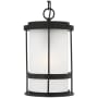 Generation Lighting Wilburn 8" Wide LED Outdoor Mini Pendant Black