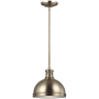Generation Lighting Pratt Street 10" Wide LED Mini Pendant Satin Brass