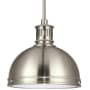 Generation Lighting Pratt Street 10" Wide LED Mini Pendant Brushed Nickel
