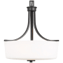 Generation Lighting Kemal 3 Light 16" Wide LED Pendant Midnight Black