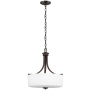 Generation Lighting Kemal 3 Light 16" Wide LED Pendant Bronze