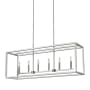 Generation Lighting Moffet Street 6 Light 42" Wide Chandelier Brushed Nickel