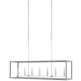 Generation Lighting Moffet Street 7 Light 12" Wide LED Taper Candle Style Chandelier Washed Pine