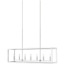 Generation Lighting Moffet Street 7 Light 12" Wide LED Taper Candle Style Chandelier Brushed Nickel
