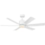 Generation Lighting Flera Smart 52" 6 Blade Indoor LED Ceiling Fan Matte White