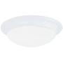 Generation Lighting Nash 3 Light 17" Wide LED Flush Mount Bowl Ceiling Fixture White