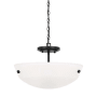 Generation Lighting Kerrville 2 Light 15" Wide LED Pendant Midnight Black