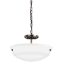 Generation Lighting Kerrville 2 Light 15" Wide LED Pendant Bronze