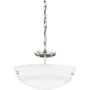 Generation Lighting Kerrville 2 Light 15" Wide LED Pendant Brushed Nickel