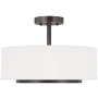 Generation Lighting Nance 2 Light 16" Wide LED Pendant Bronze