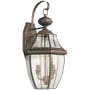 Generation Lighting Lancaster 2 Light 21" Tall LED Outdoor Wall Sconce Antique Bronze
