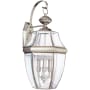 Generation Lighting Lancaster 3 Light 23" Tall LED Outdoor Wall Sconce Antique Brushed Nickel