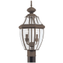 Generation Lighting Lancaster 2 Light 22" Tall LED Post Light Antique Bronze