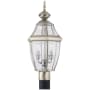 Generation Lighting Lancaster 2 Light 22" Tall LED Post Light Antique Brushed Nickel