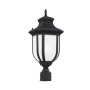 Generation Lighting Childress 21" Tall LED Post Light Black