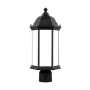Generation Lighting Sevier 18" Tall Outdoor Single Head Post Light Black