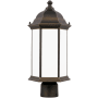 Generation Lighting Sevier 18" Tall LED Post Light Antique Bronze