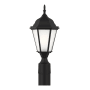 Generation Lighting Bakersville 18" Tall Outdoor Single Head Post Light Black