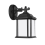 Generation Lighting Kent 12" Tall LED Outdoor Wall Sconce Black
