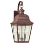 Generation Lighting Chatham 2 Light 21" Tall Outdoor Wall Sconce Weathered Copper