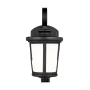 Generation Lighting Eddington 12" Tall Outdoor Wall Sconce Black