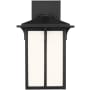 Generation Lighting Tomek 11" Tall LED Outdoor Wall Sconce Black