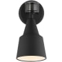 Generation Lighting Single Light 5-11/16" Wide LED Outdoor Flood Light Black