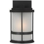 Generation Lighting Wilburn 10" Tall LED Outdoor Wall Sconce Black