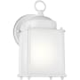 Generation Lighting New Castle 8" Tall LED Outdoor Wall Sconce White