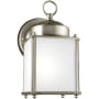 Generation Lighting New Castle 8" Tall LED Outdoor Wall Sconce Antique Brushed Nickel