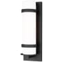 Generation Lighting Alban 18" Tall LED Outdoor Wall Sconce Black
