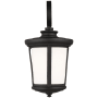 Generation Lighting Eddington 16" Tall LED Outdoor Wall Sconce Black