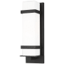 Generation Lighting Alban 18" Tall LED Outdoor Wall Sconce Black