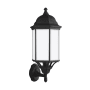 Generation Lighting Sevier 22" Tall Outdoor Wall Sconce Black