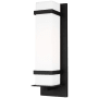 Generation Lighting Alban 25" Tall LED Outdoor Wall Sconce Black