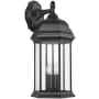 Generation Lighting Sevier 3 Light 23" Tall LED Outdoor Wall Sconce Black