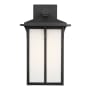 Generation Lighting Tomek 18" Tall Outdoor Wall Sconce Black