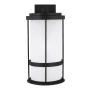 Generation Lighting Wilburn 20" Tall Outdoor Wall Sconce with LED Bulbs - Dark Sky Compliant Black