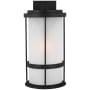 Generation Lighting Wilburn 20" Tall LED Outdoor Wall Sconce Black